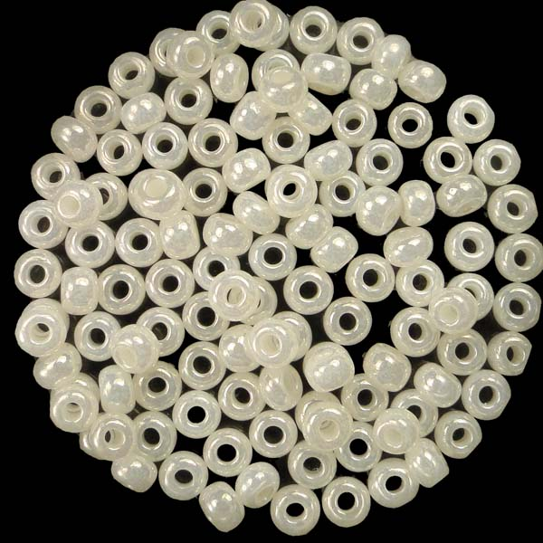 White Pearl 8/0 Seed Bead