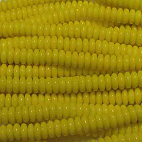 Yellow 6x3MM Belly Rondelle