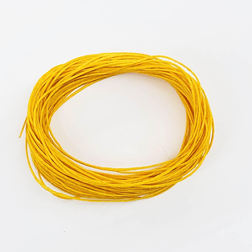 Yellow 4 Ply Waxed Linen Cord