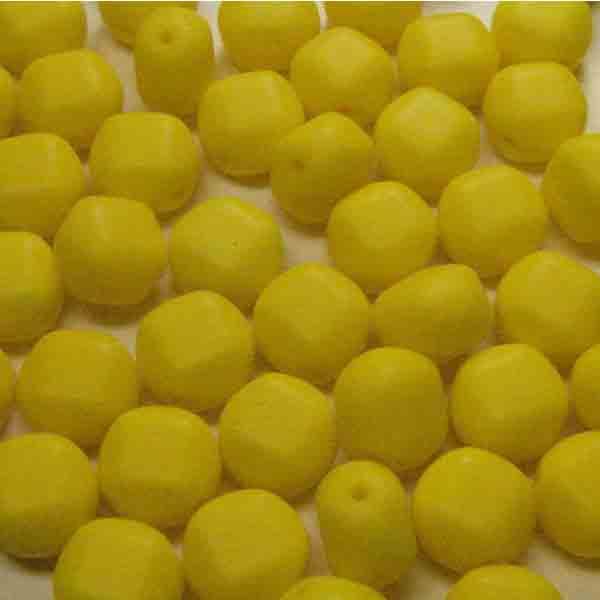 Yellow Matte 9X7mm Baroque Linsin