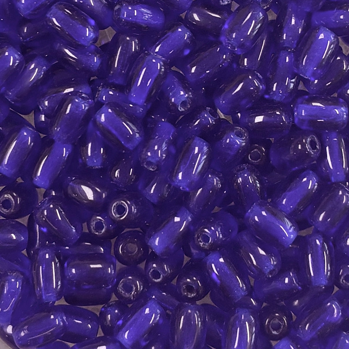 Oval Glass Bead Smooth Pressed For Jewelry Making