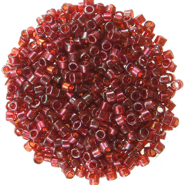 105 Gold Luster Transparent Red 11/0 Miyuki Delica