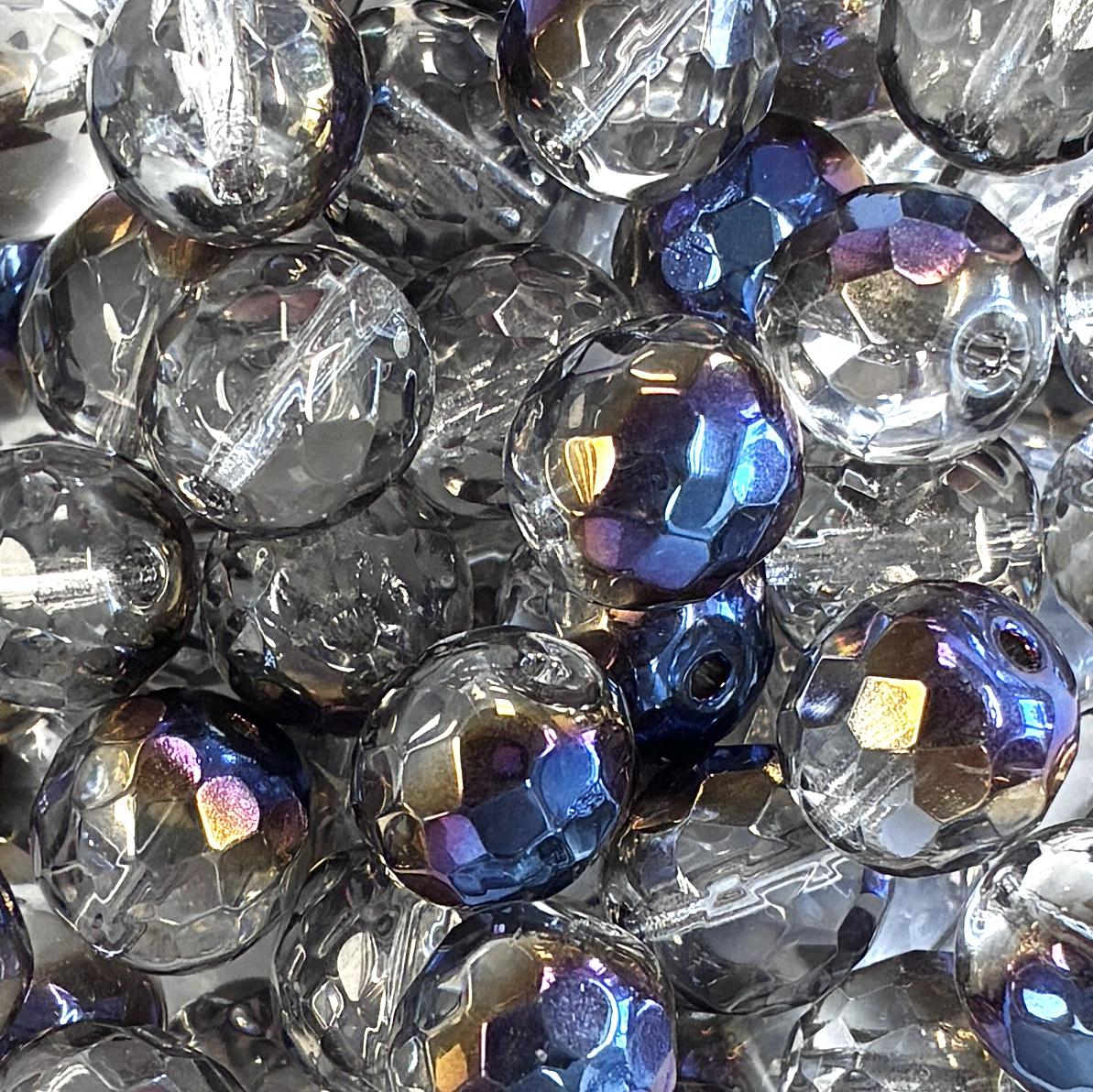 10MM Crystal With Azuro Fire Polish Ball