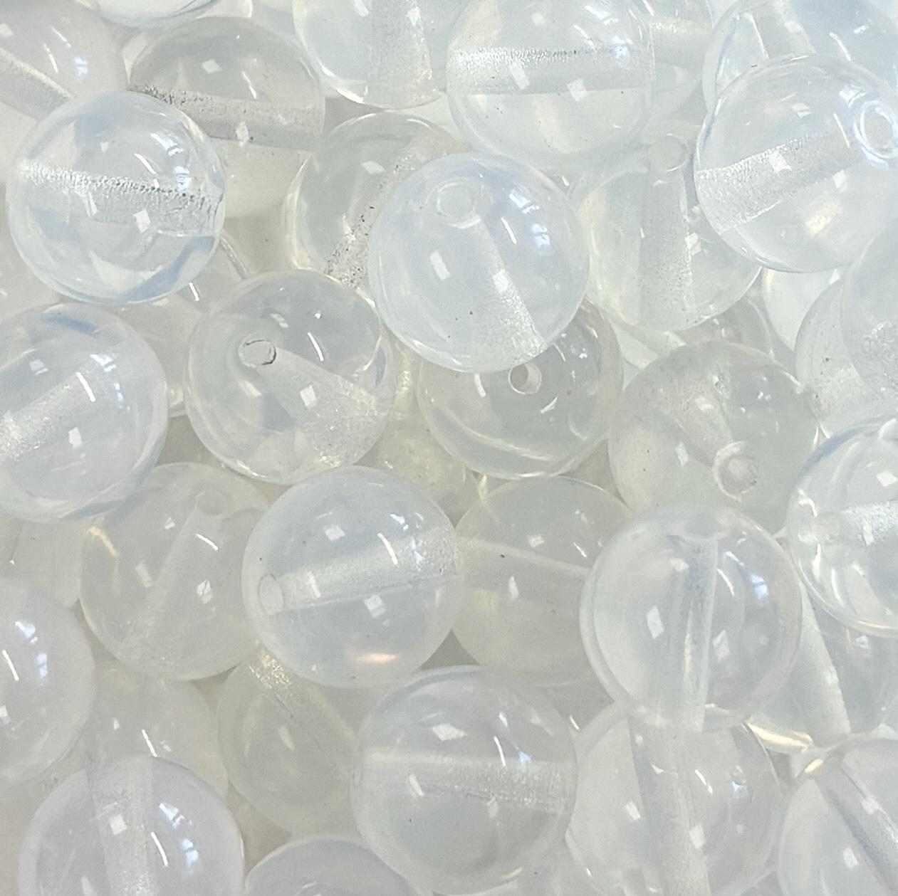 10MM White Opal Translucent Druk Ball