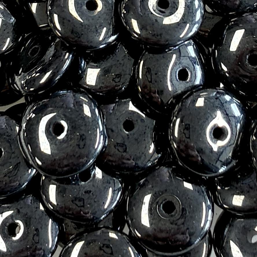 10x3.5MM Hematite Belly Rondelle
