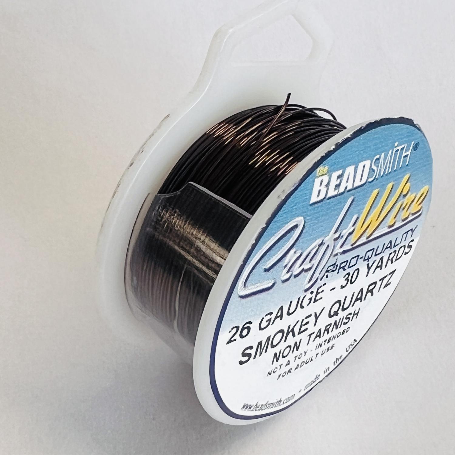 26 Guage Smokey Quartz Craft Wire