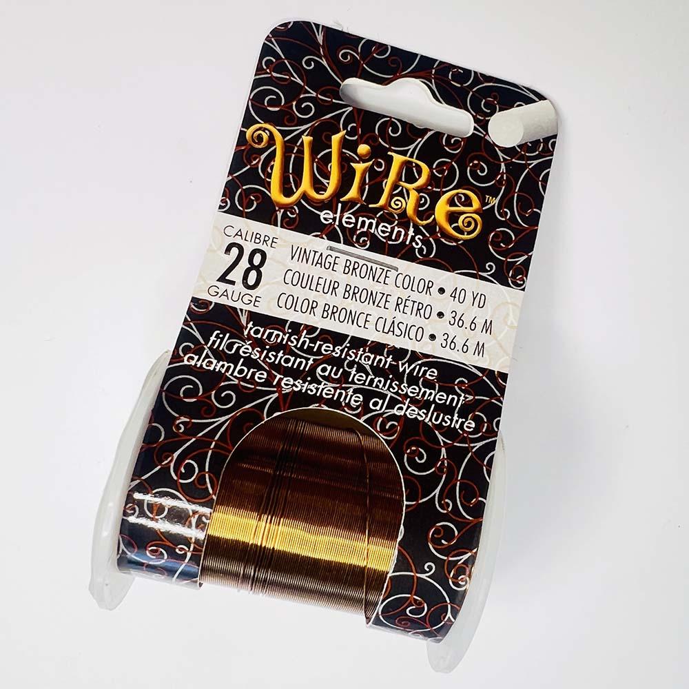 28 Gauge Vintage Bronze Tarnish Resistant Wire