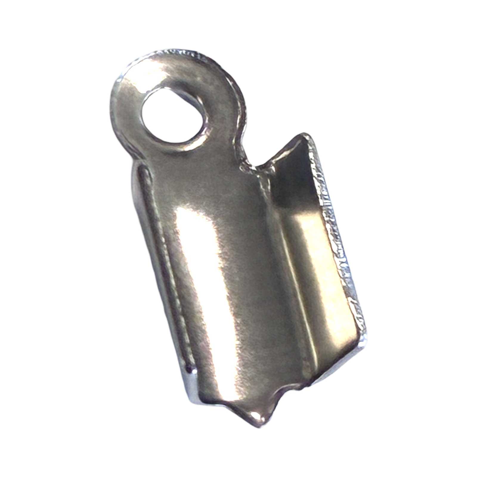 Stainless Steel 7.5MM Foldover Crimp End