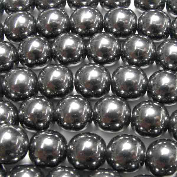 3MM Hematite Round Druk Ball