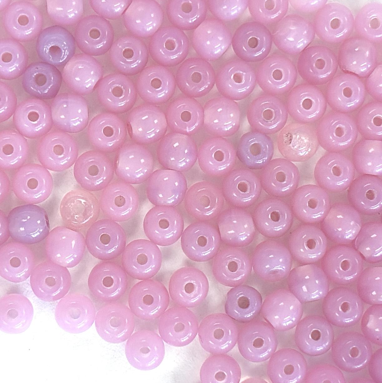 3MM Rose Opal Translucent Druk Ball