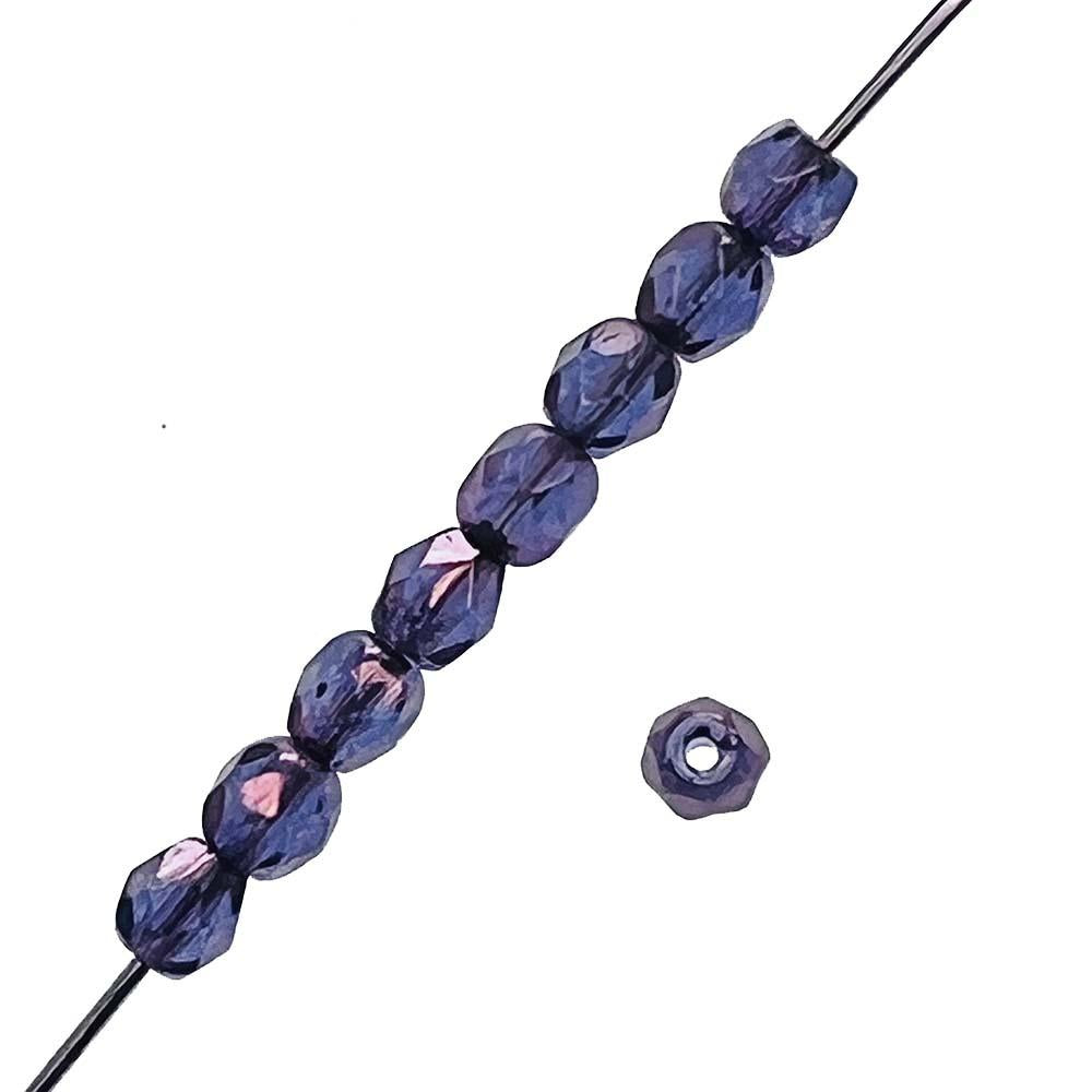 4MM Amethyst Lumi Fire Polish Ball