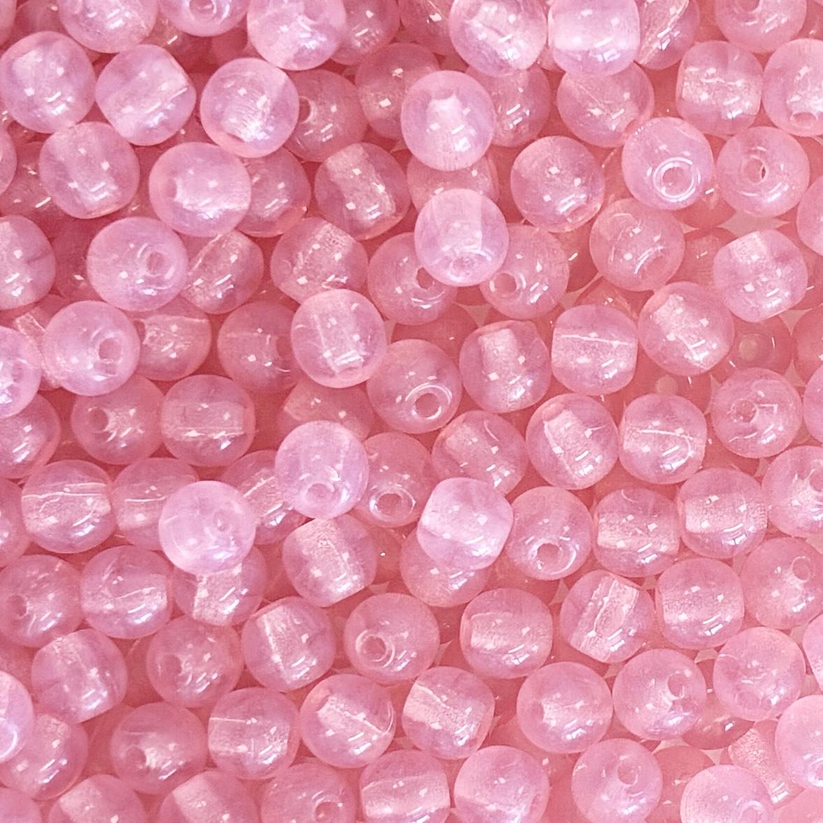 4MM Rose Opal Translucent Druk Ball