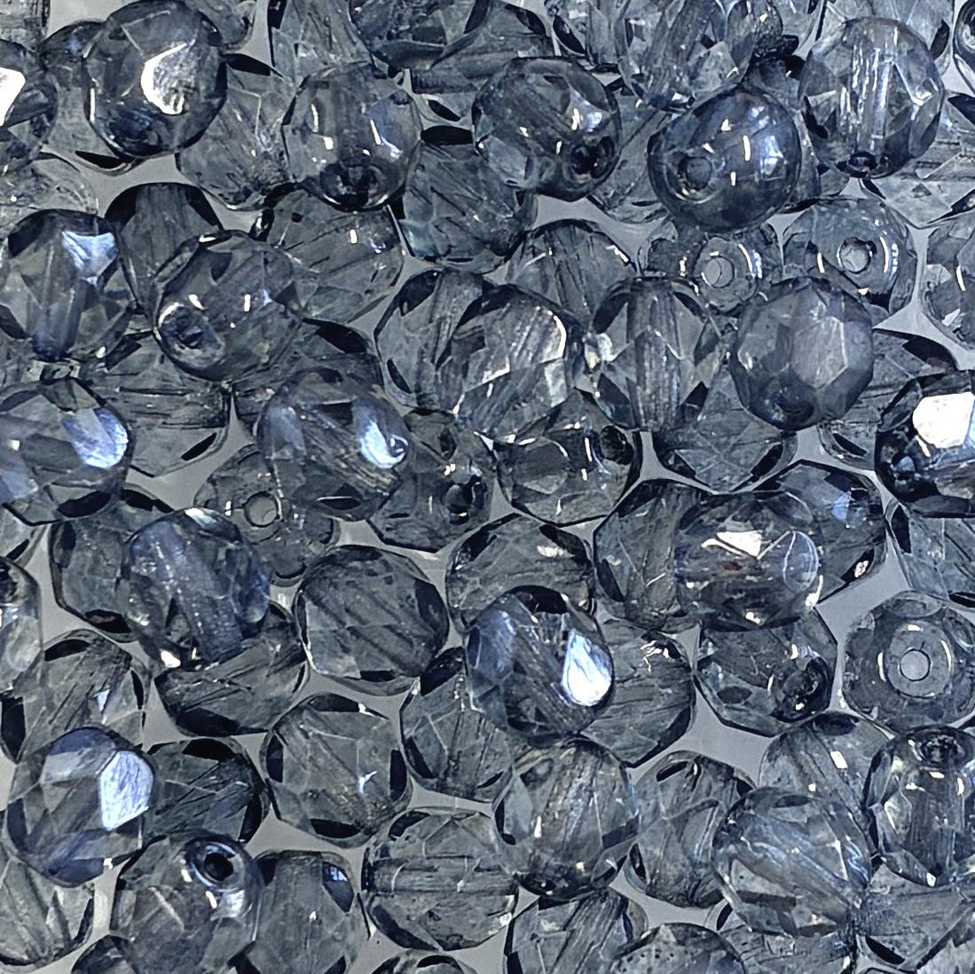 6MM Blue Lumi Fire Polish Ball