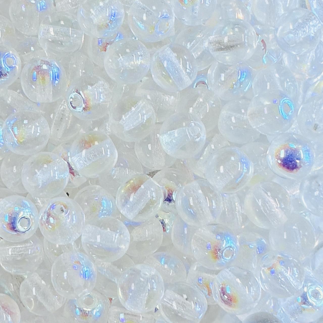 6MM Crystal AB Round Druk Ball