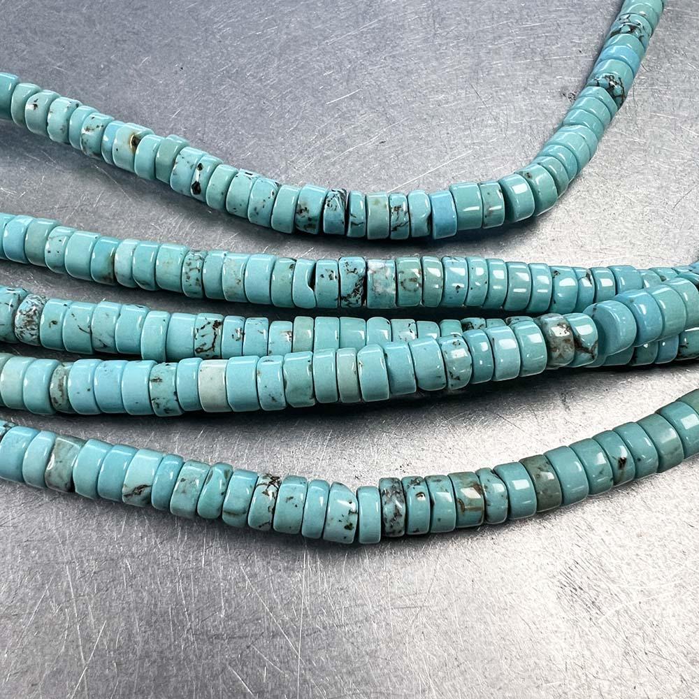 6MM Heishi Turquoise Howlite