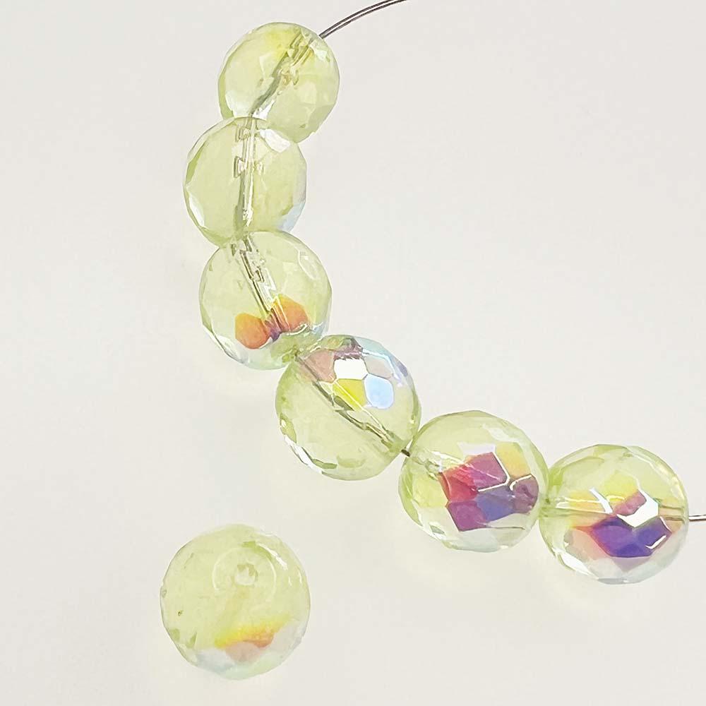 6MM Jonquil Ab Fire Polish Ball