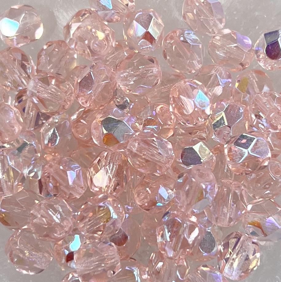 6MM Roselin AB Fire Polish Ball