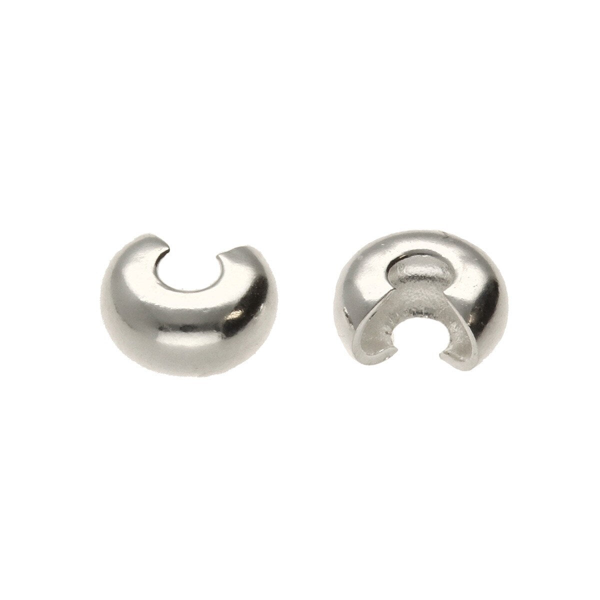 Sterling Silver 3.2MM Crimp Cover