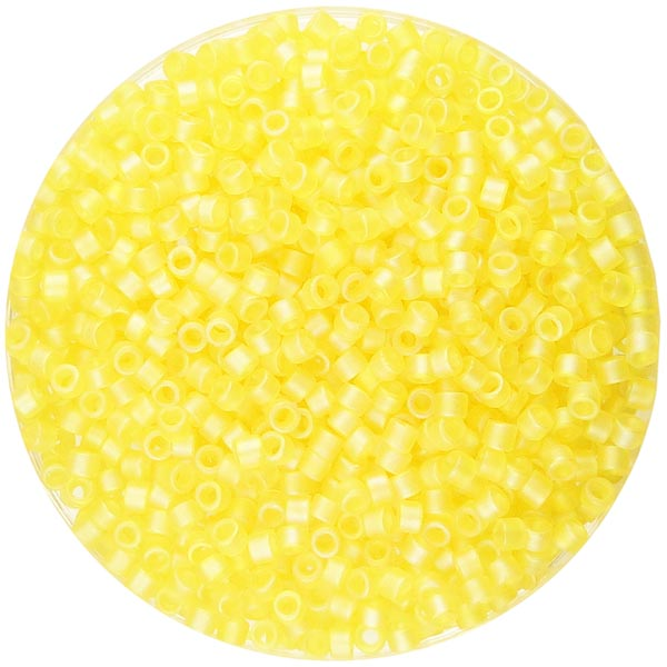 854 B Matte Transparent Yellow AB 11/0 Miyuki Delica