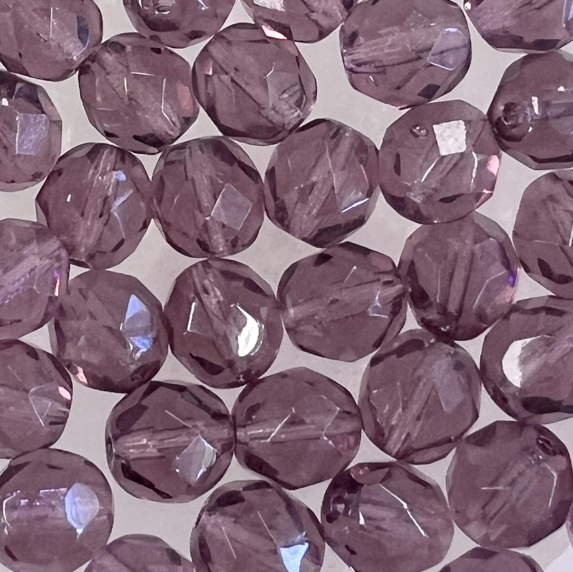 8MM Amethyst Fire Polish Ball