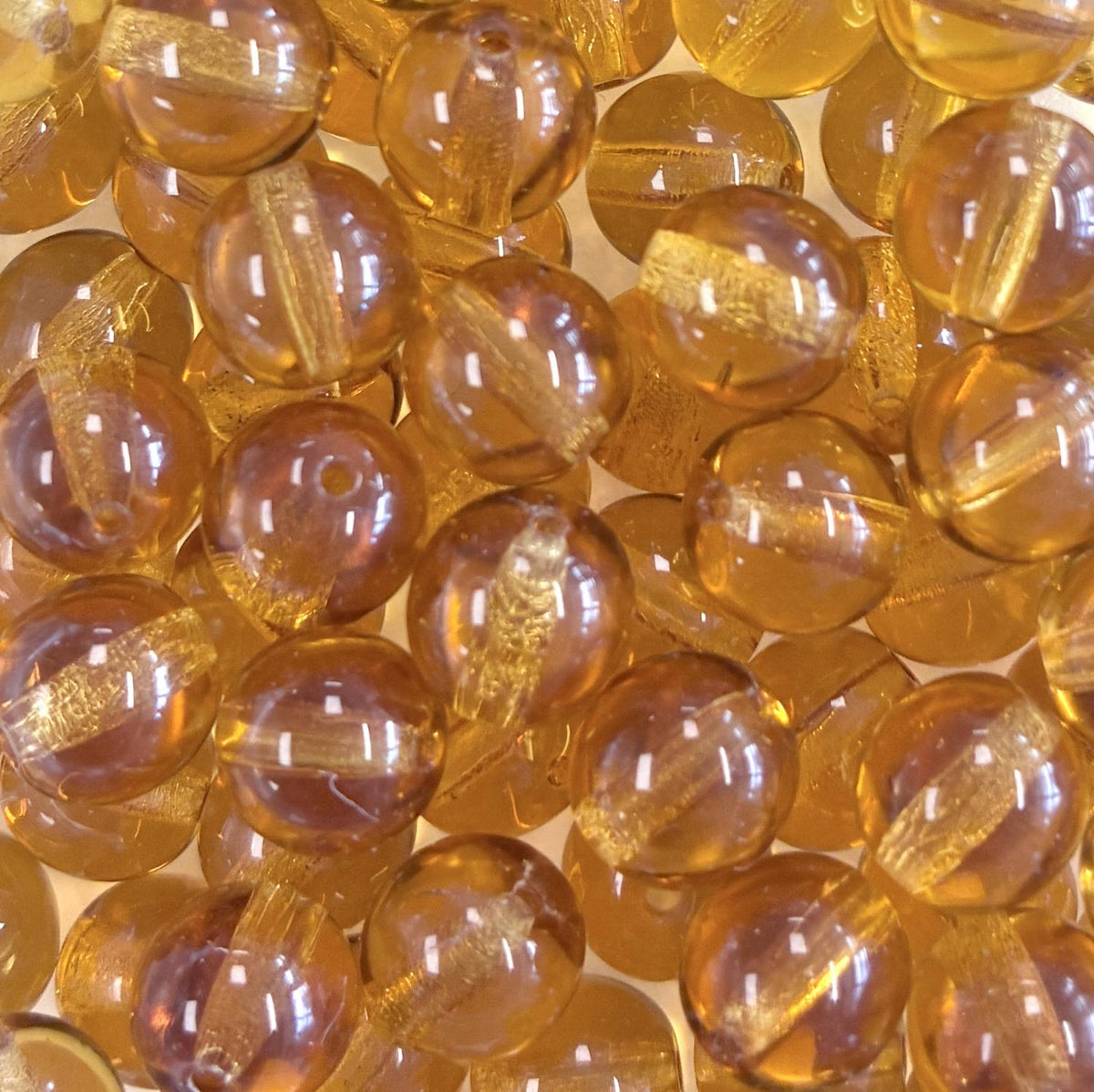 8MM Topaz Round Druk Ball