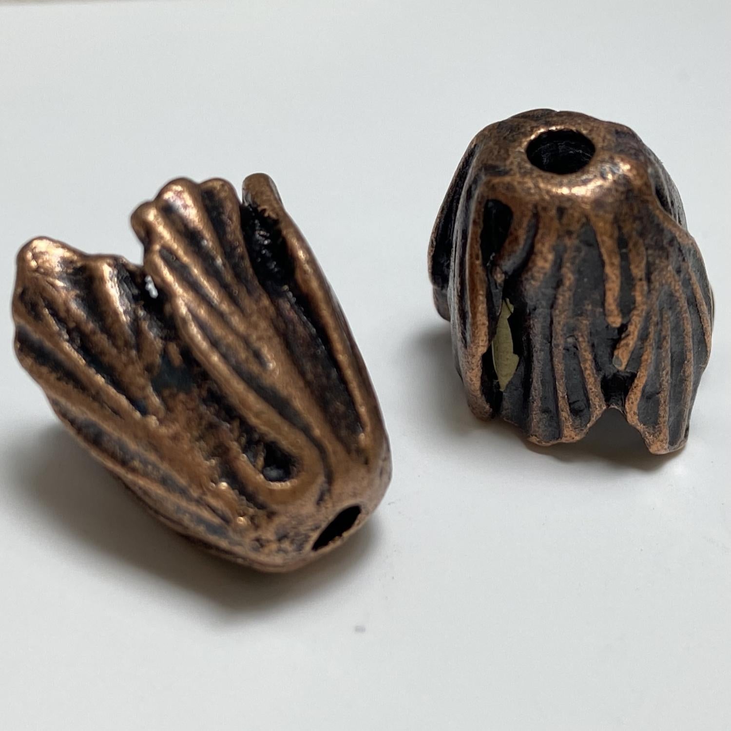 Antique Brass Plate 15MM Cone With 10MM Opening