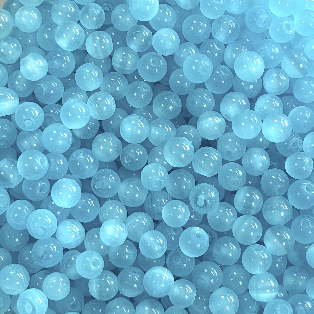 Aqua 4MM Cat Eye Ball