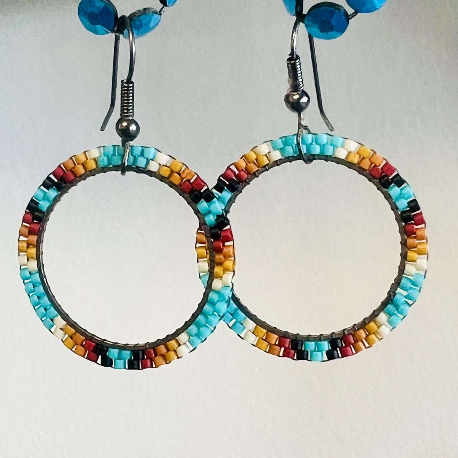 Beaded Hoop Earring Class with Karen Saturday 01/4/2025