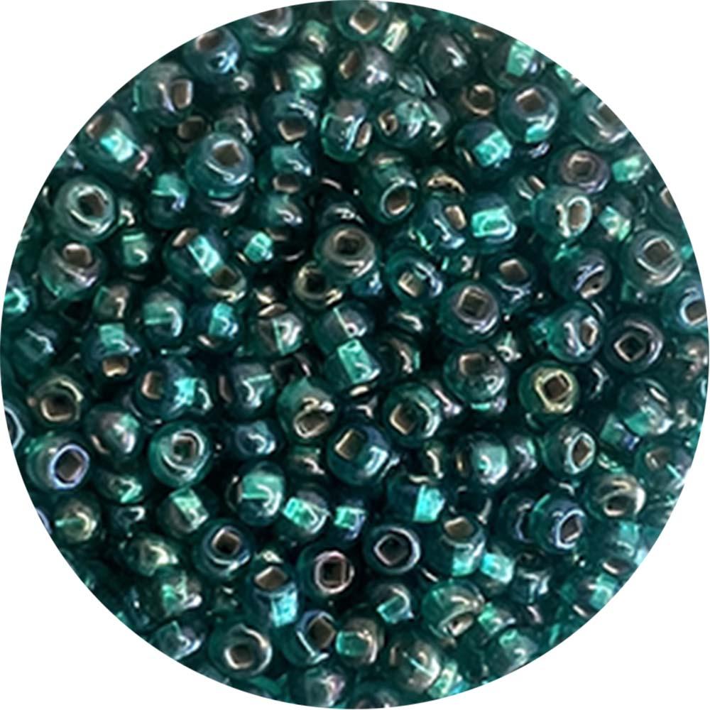 Blue Zircon AB Silver Lined 6/0 Seed Bead