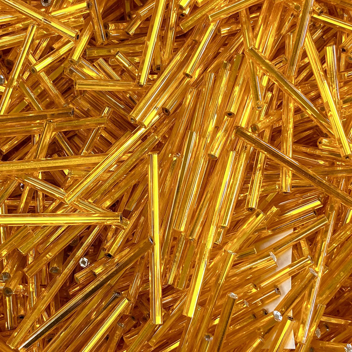 Citrine Silver Lined 35MM Bugle