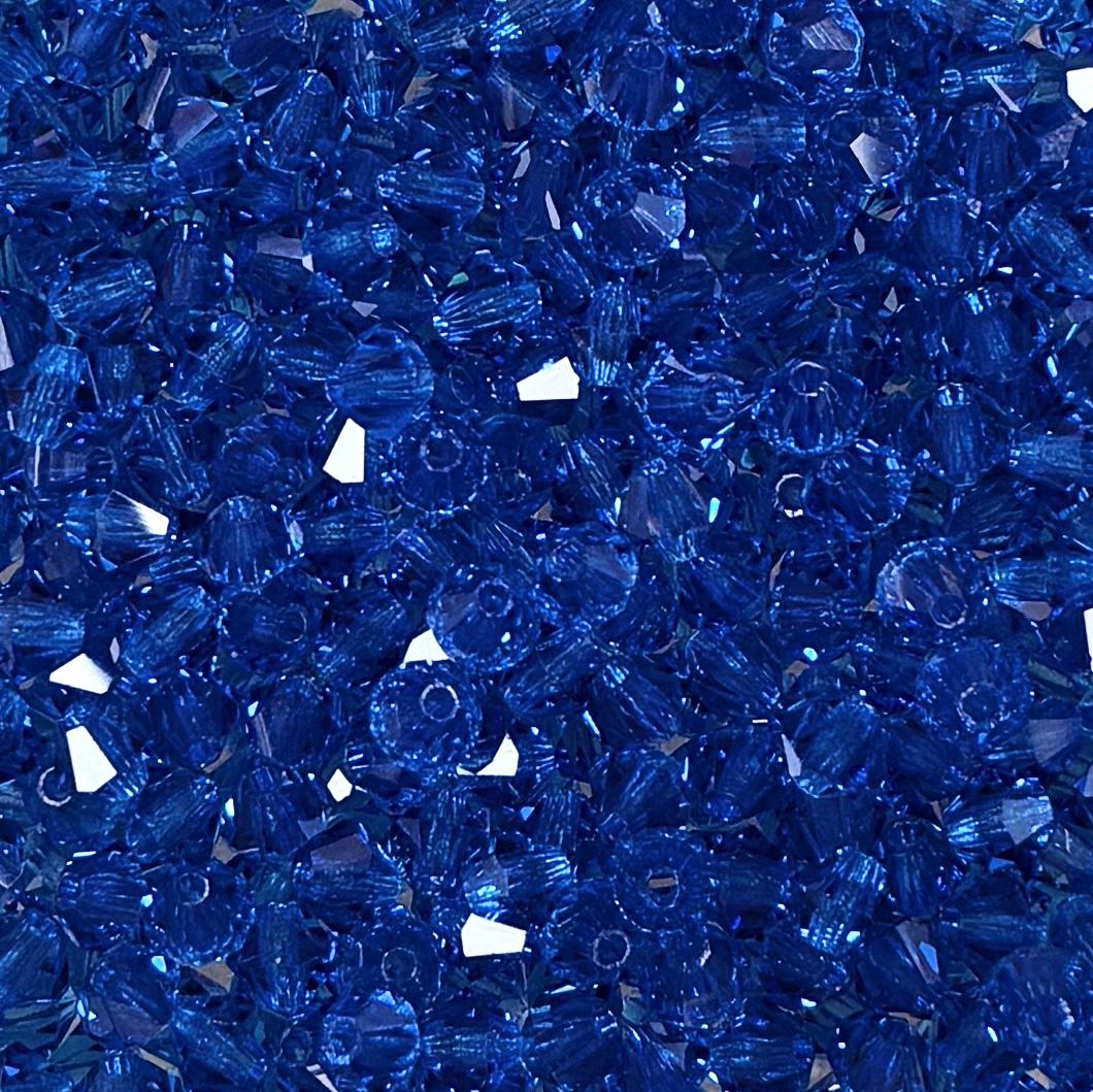 Cobalt 4MM Preciosa Bicone
