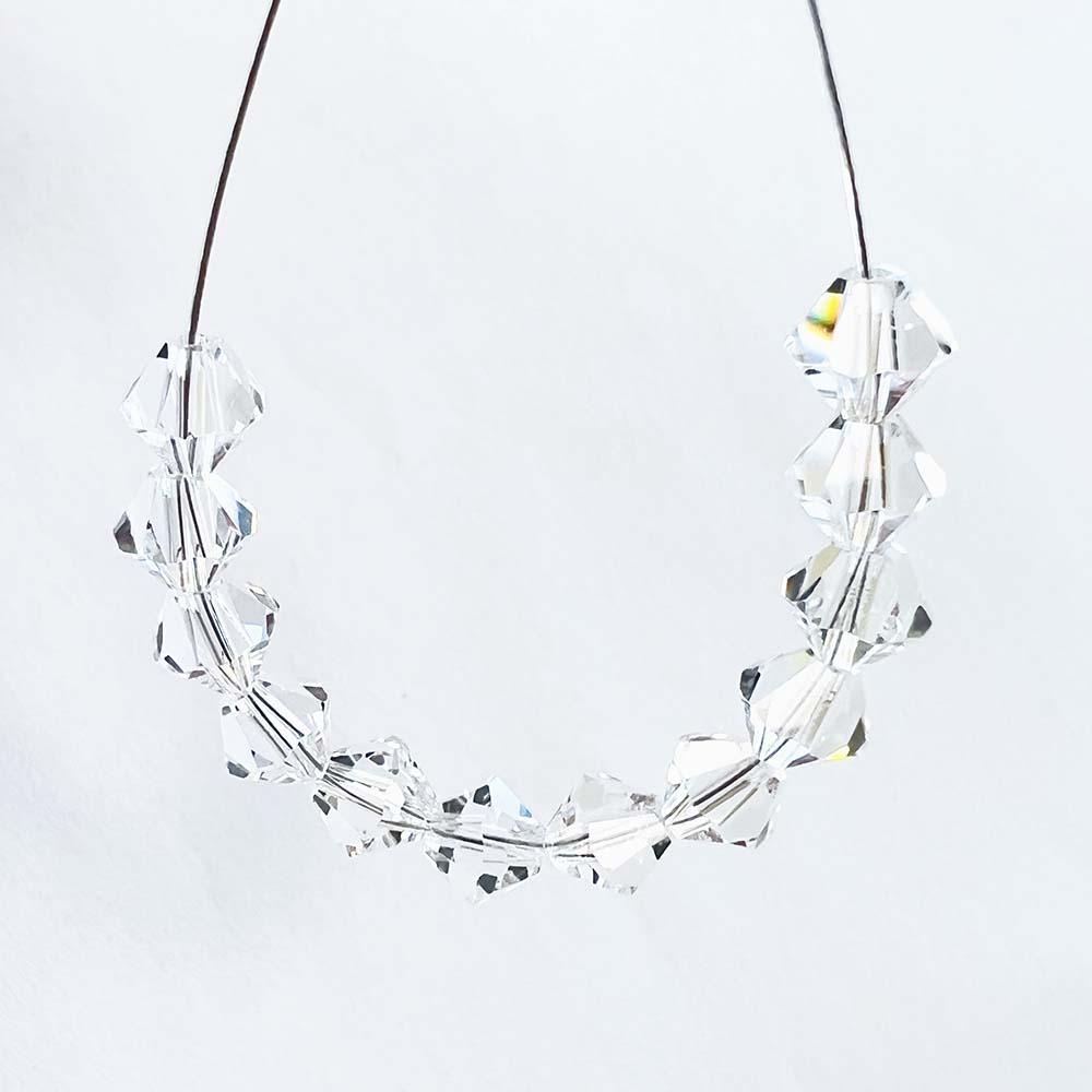 Crystal 6MM Preciosa Machine Cut Bicone