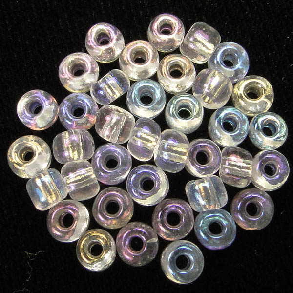 Crystal AB 6/0 Seed Bead
