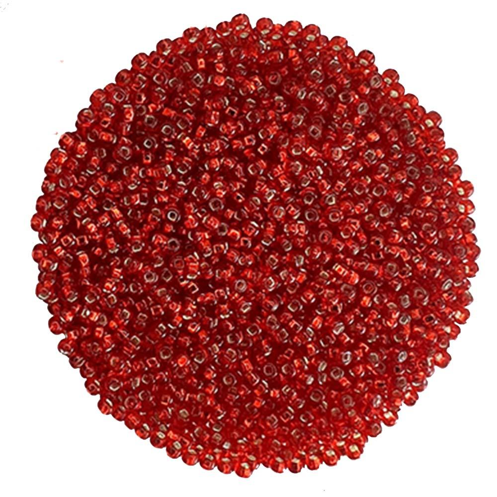 Dark Ruby Silver Lined 11/0 Seed Bead