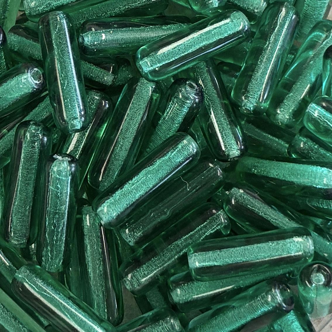 Emerald 14x4MM Cylinder Tube
