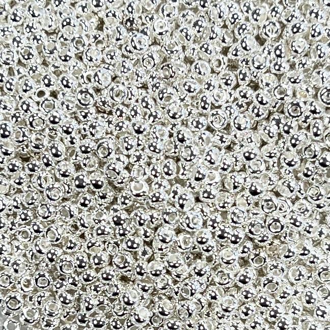 Fine Silver Plate 11/0 Seed Bead