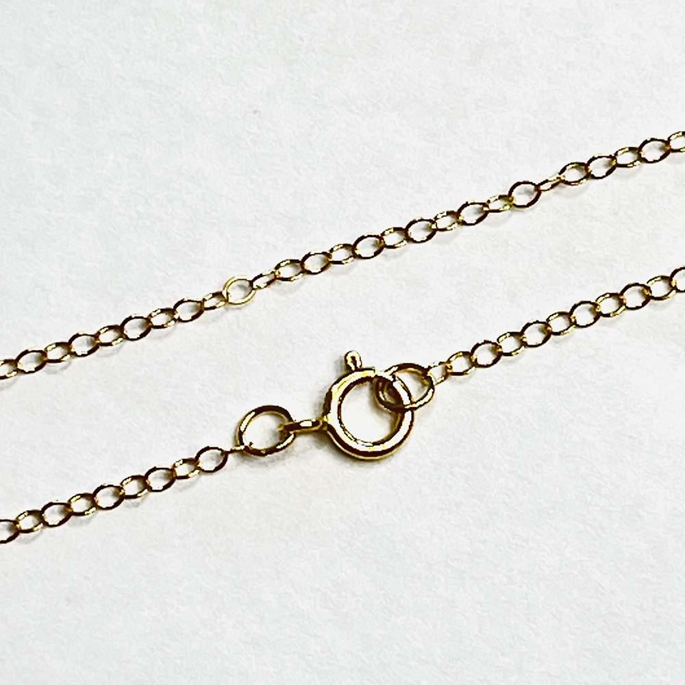 Gold Filled 1.3MM Flat Cable Chain 24 inch Necklace