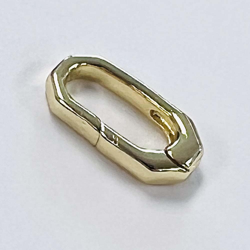 Gold Plate 16.5x8MM Gate Clasp