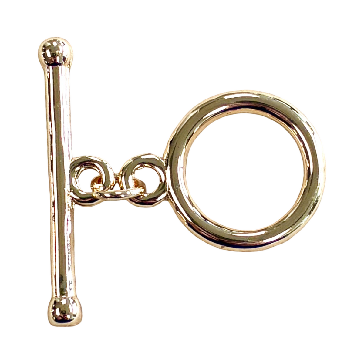 Gold Plate 18MM Plain Toggle