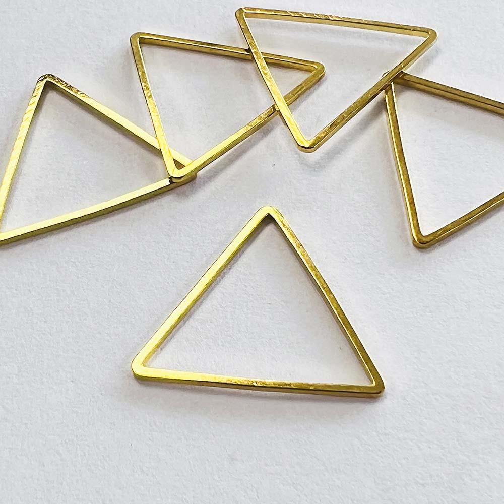Gold Plate 23.5MM Triangle Frame