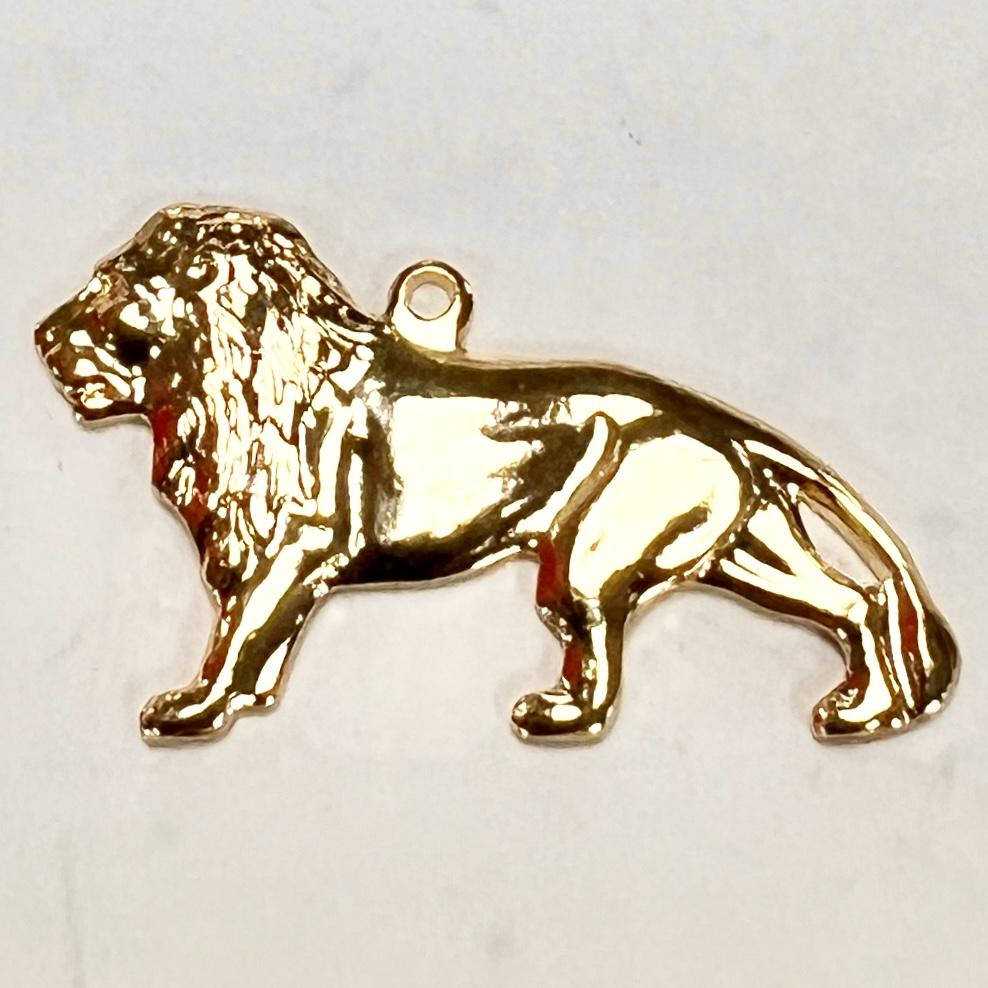 Gold Plate 26x16 Lion