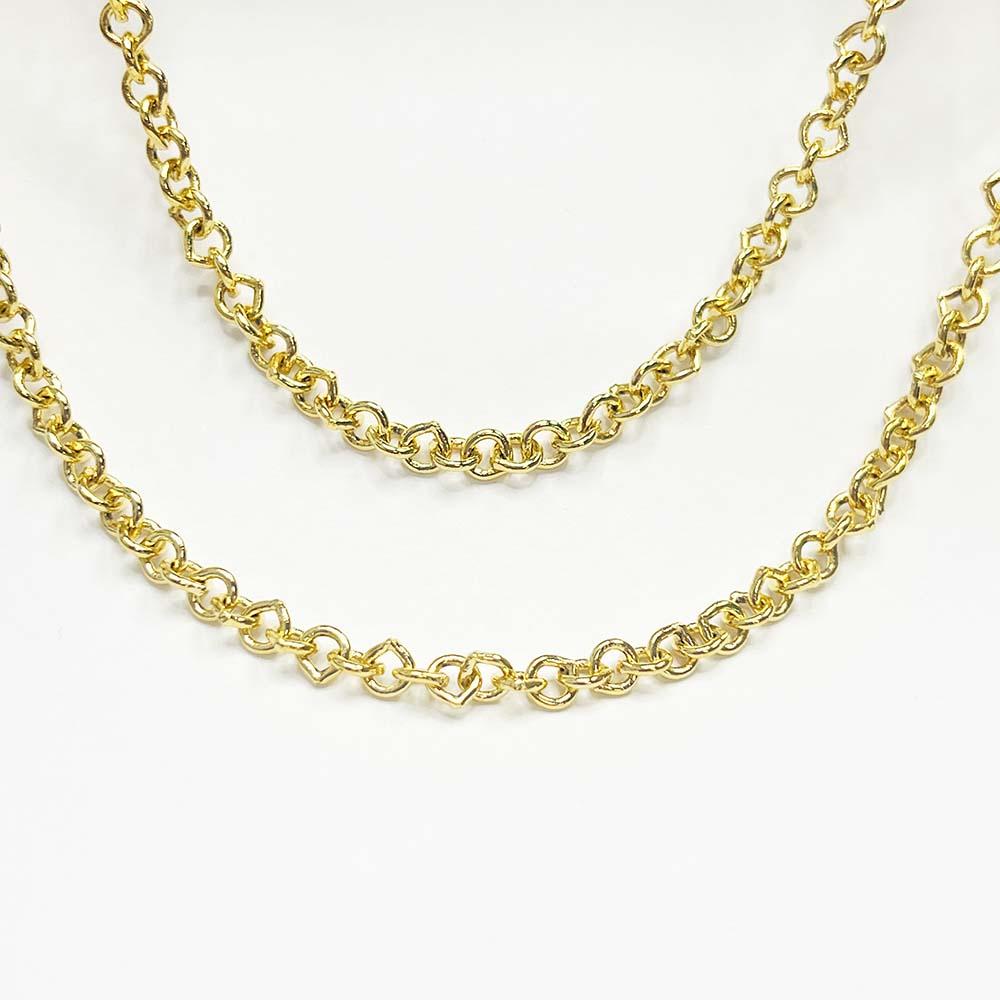 Gold Plate 4.5MM Round 19 Gauge Cable Chain