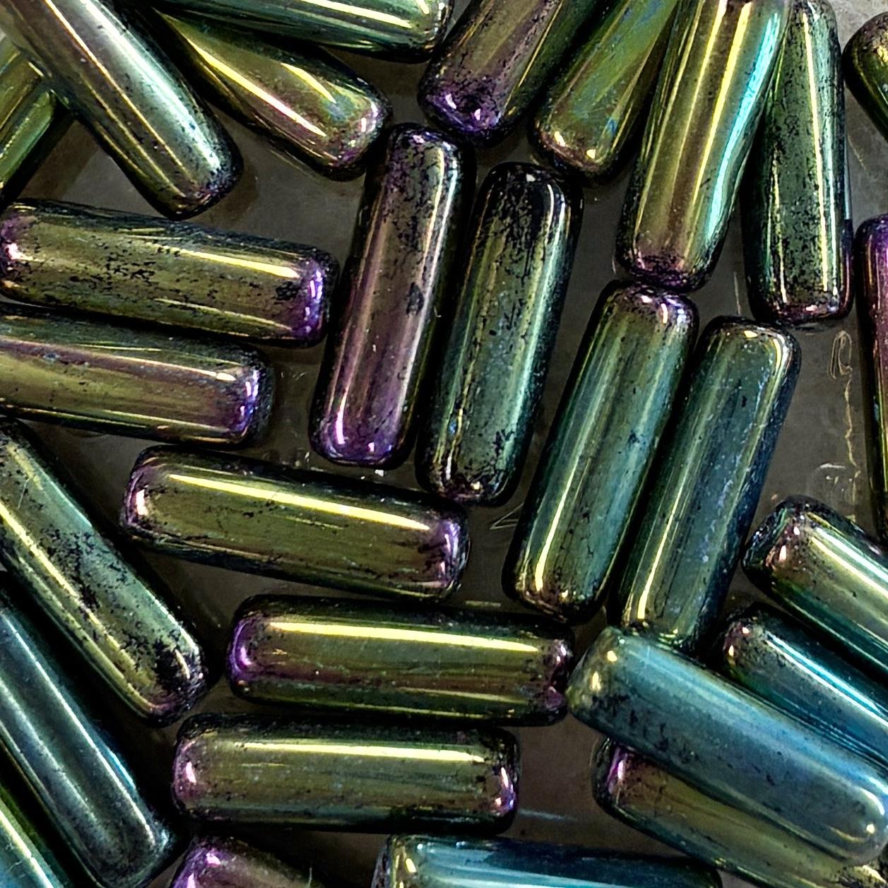 Green Iris 14x4MM Cylinder Tube