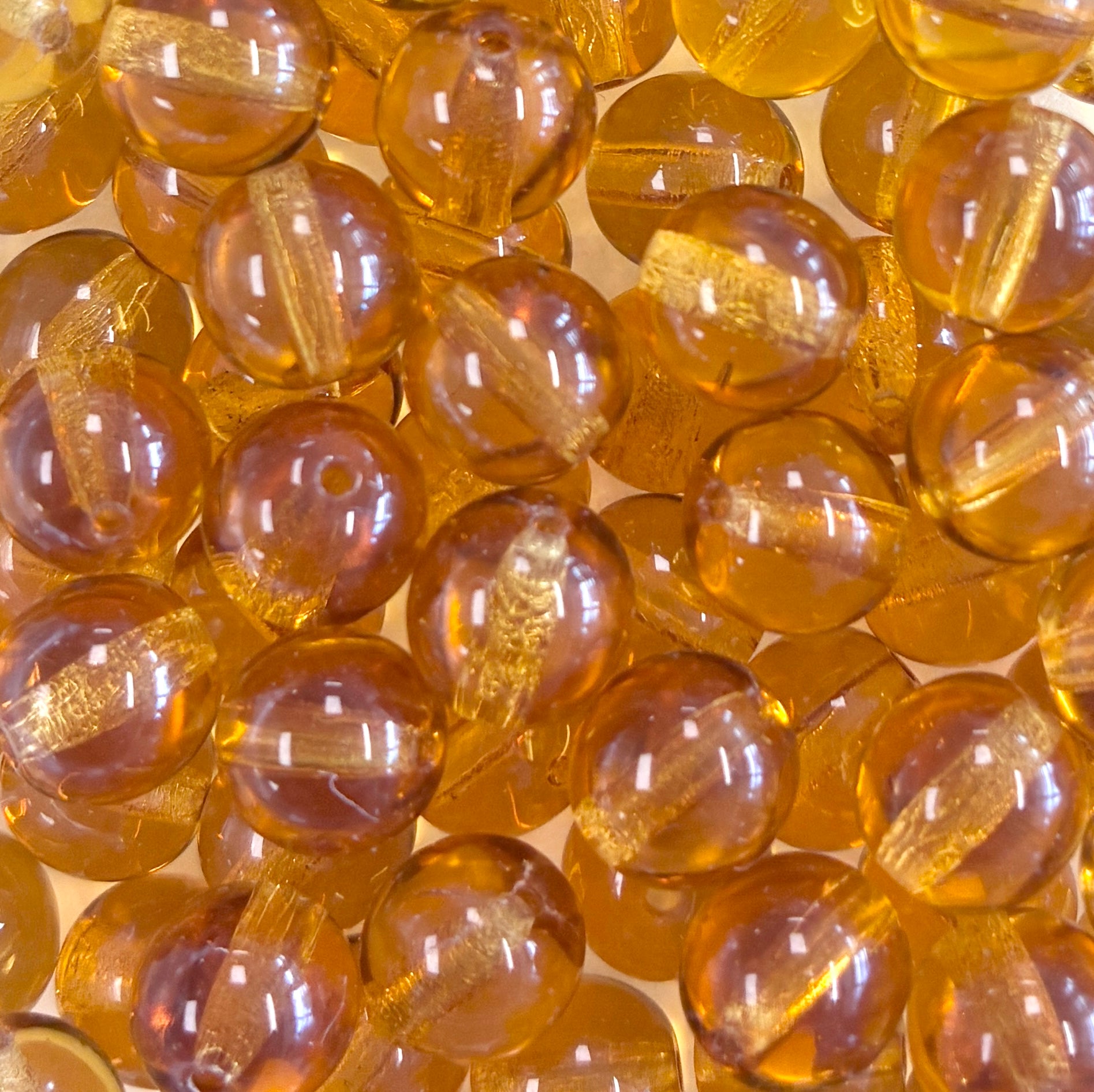 8MM Topaz Round Druk Ball