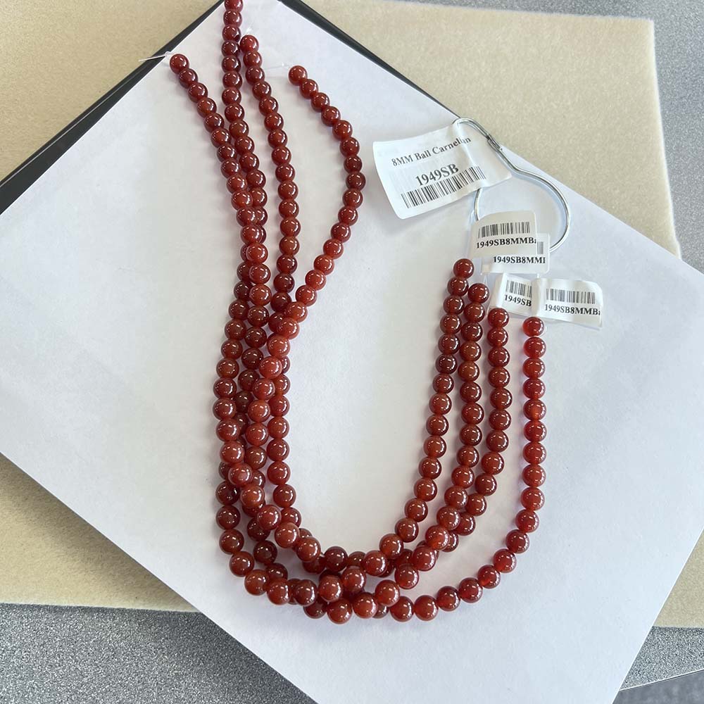 8MM Ball Carnelian