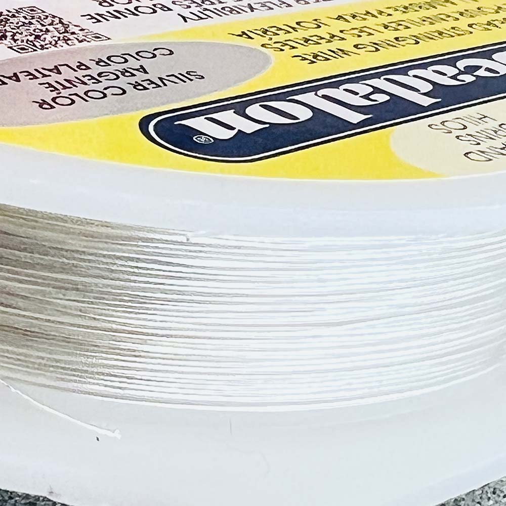 30 Ft .012 19 Strand Silver Color Beadalon Stringing Wire