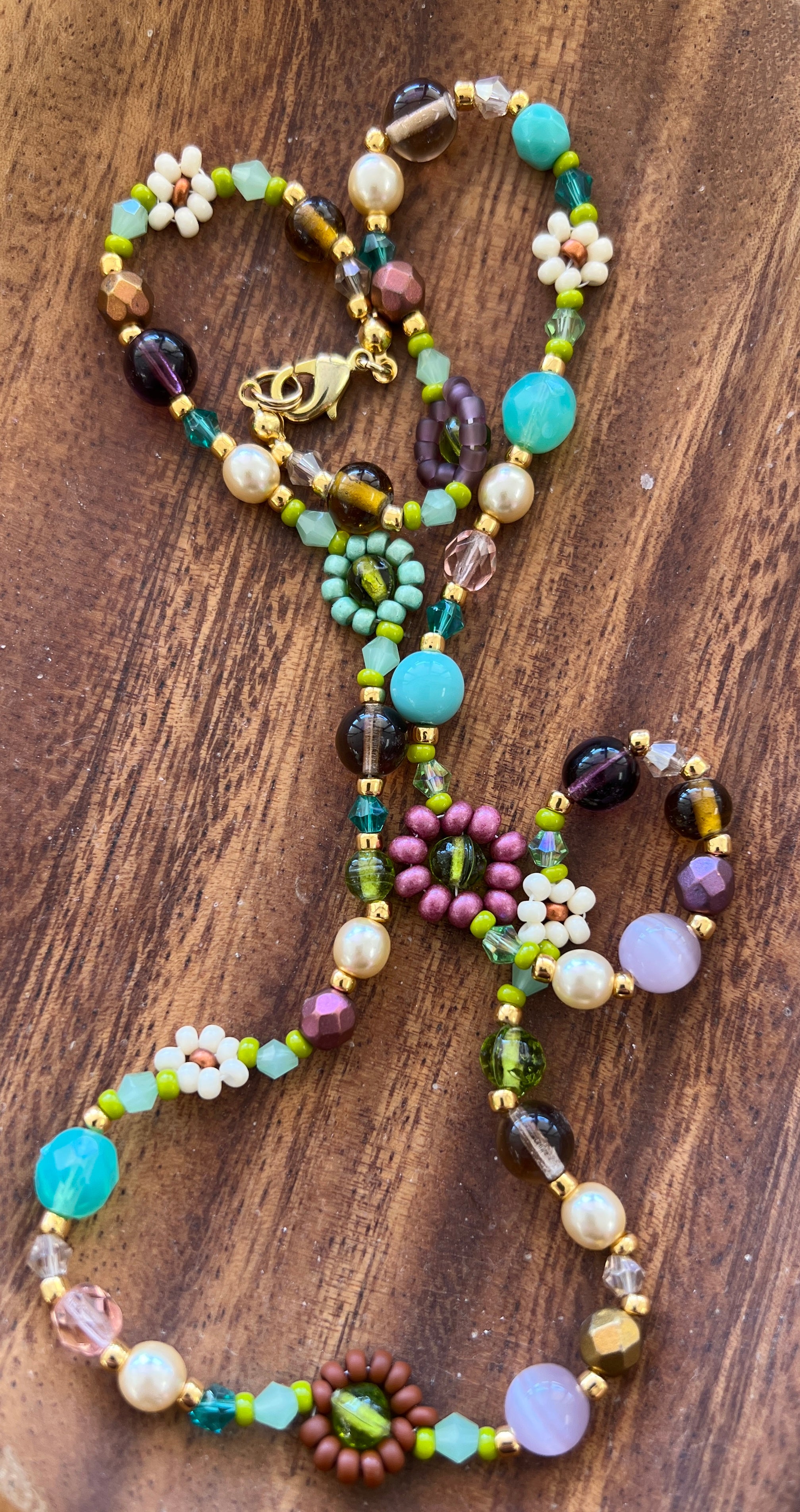 Spring Flower Necklace Class Saturday 03/8/2025 11am-1pm