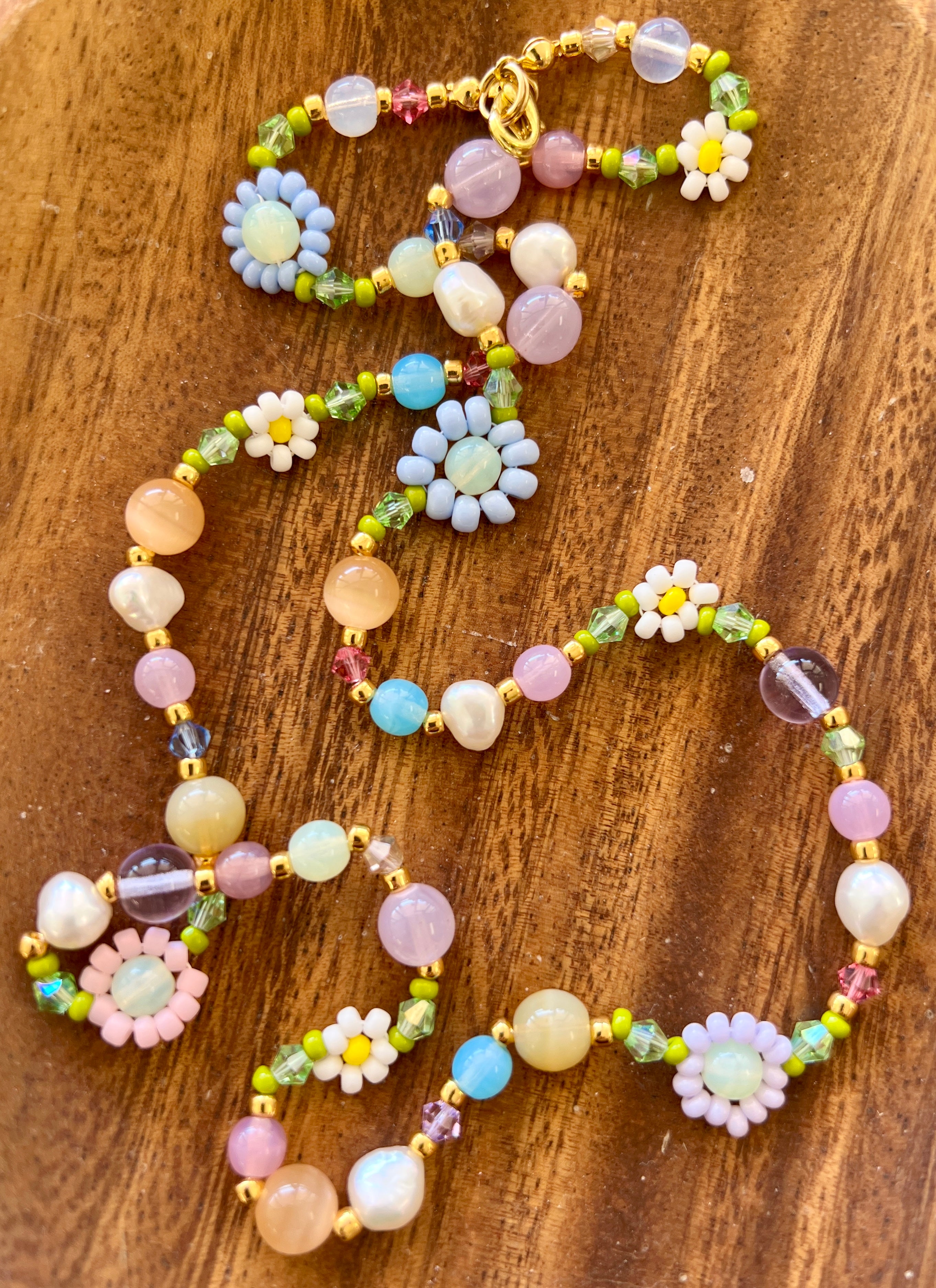 Spring Flower Necklace Class Saturday 03/8/2025 11am-1pm