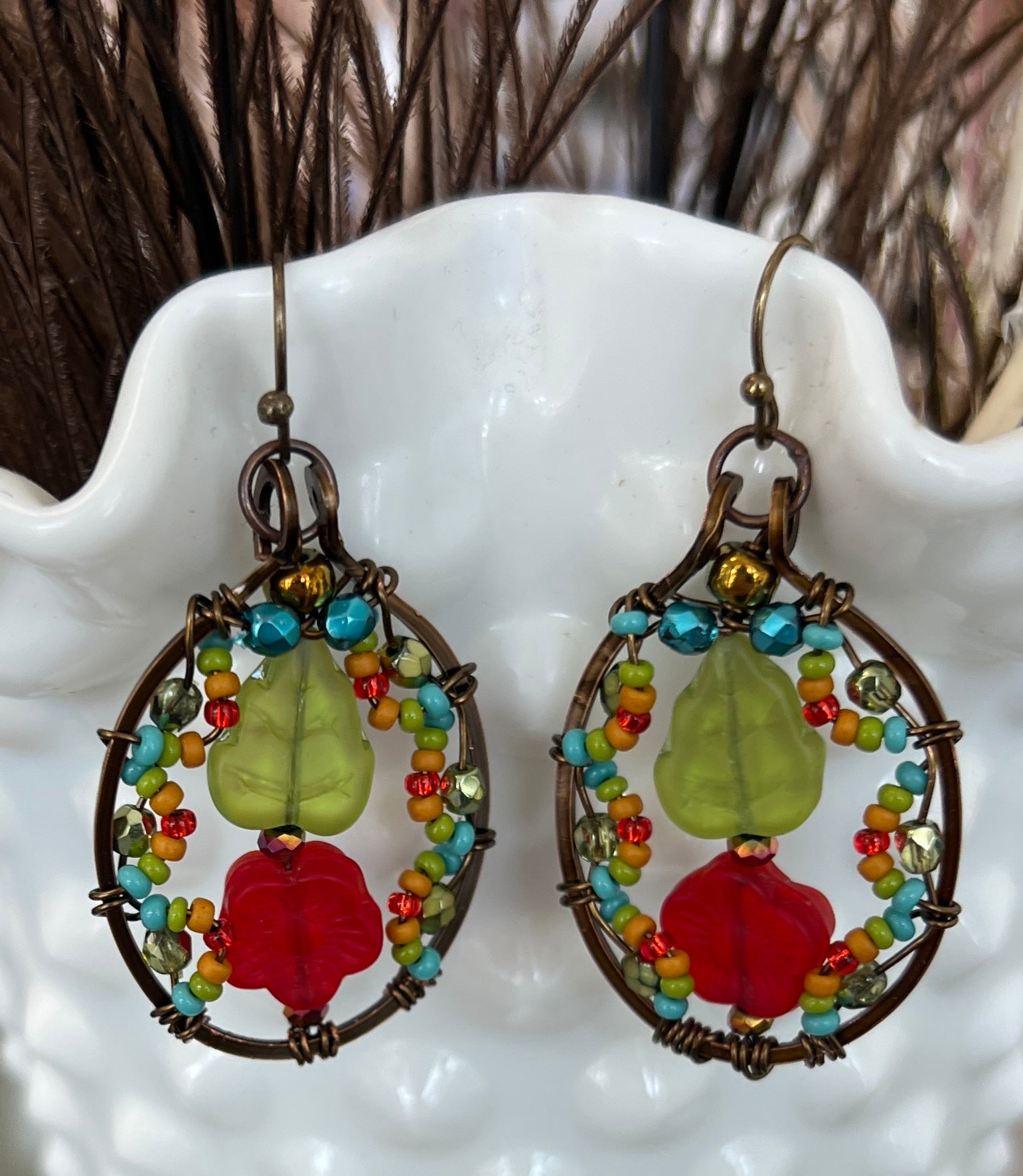 Wire Wrapped  Earrings Class 09/28/2025 11:00 am- 2:00 pm