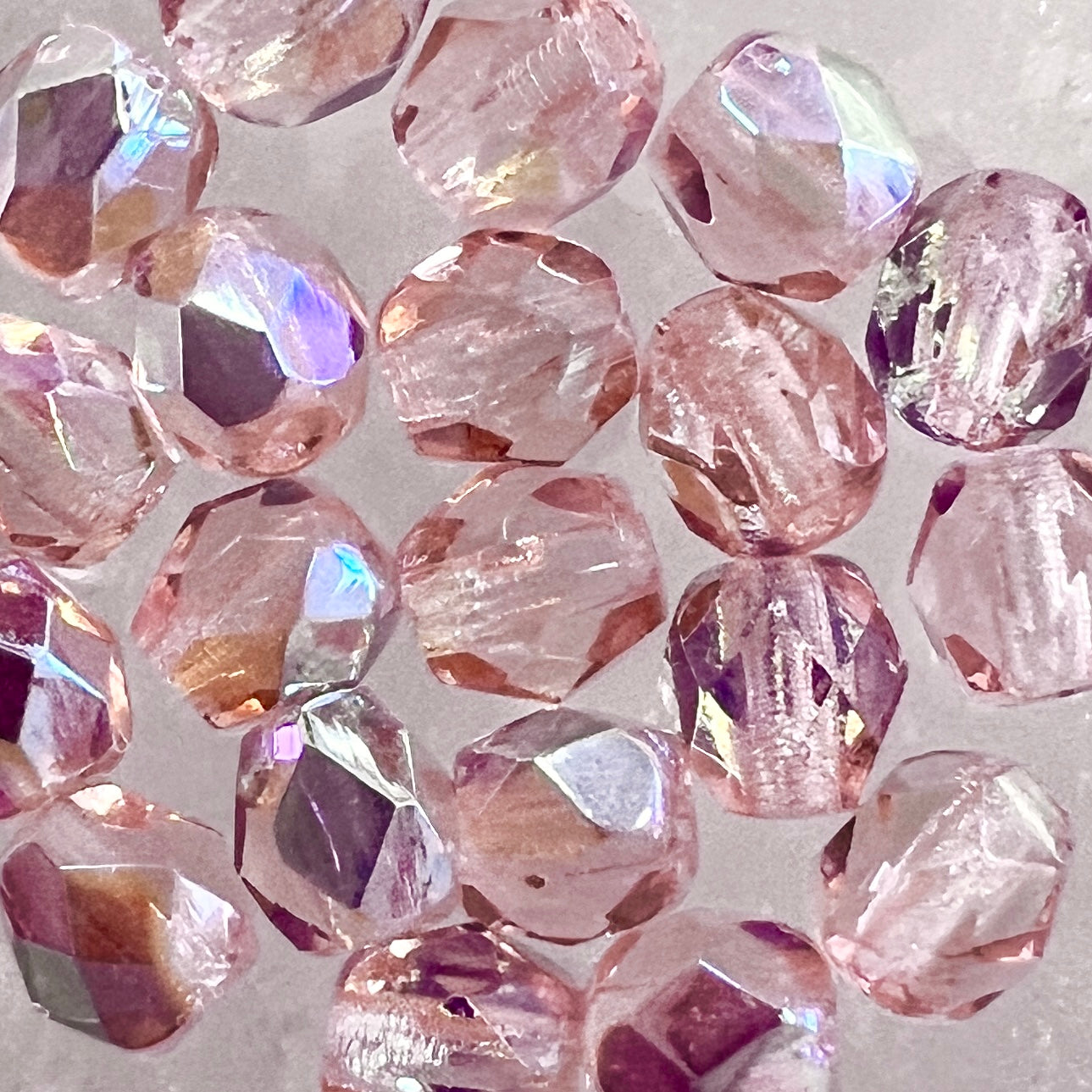 4MM Roselin AB Fire Polish Ball